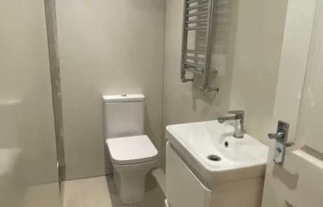 Renovated Bathroom with Modern Fixtures