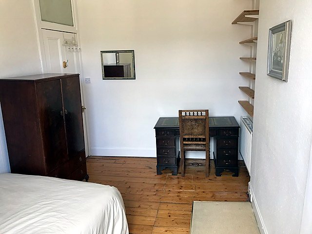 Living room at Nice Central Double Room Including Basic Breakfast, Easter Road / east central Edinburgh.