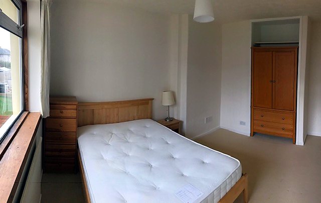 Bedroom at Renovated Three-Bed House With Gardens, The Inch / south Edinburgh.